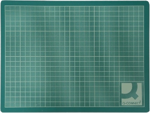 Q-Connect Cutting Mat Non-Slip PVC A1 Green