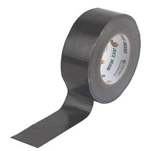 Duck Original Cloth Tape 50 Mesh Black 50m x 50mm 