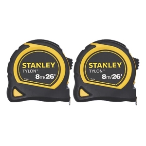 Stanley 8m Tape Measure 2 Pack