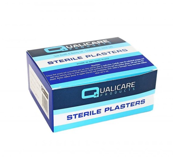 AEROPLAST Detectable Blue Plasters 7.5cm x 2.5cm - 100pk