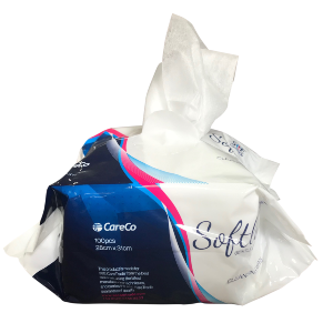 Softly Gentle Dry Cleansing Wipes (pk 100 x 20)